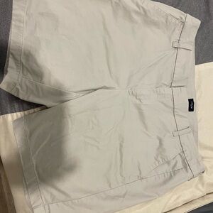 J. Crew Tan Flat Front Shorts Classic Style